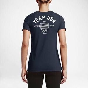Nike Women's Navy Team USA Tee